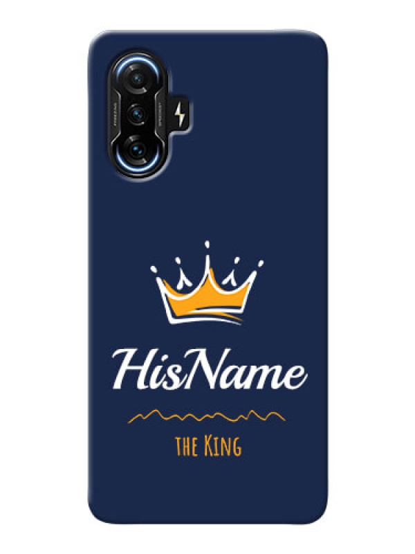 Custom Poco F3 Gt King Phone Case with Name