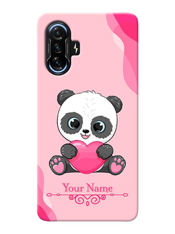 Custom Poco F3 Gt Mobile Back Covers: Cute Panda Design