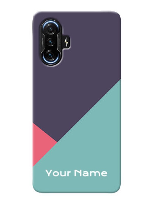 Custom Poco F3 Gt Custom Phone Cases: Tri Color abstract Design