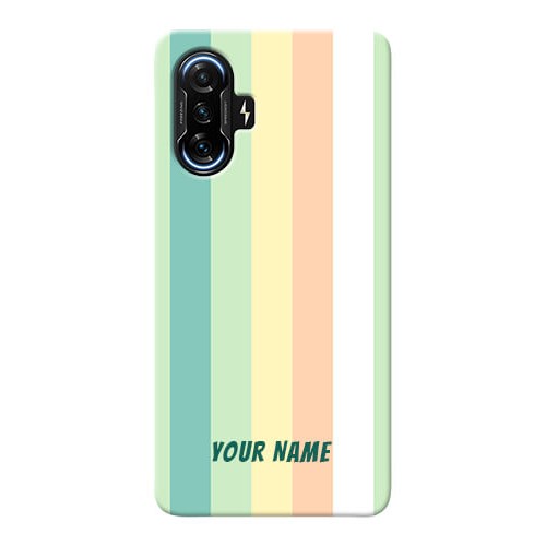 Buy Poco F3 Gt Back Covers: Multi-colour Stripes Design