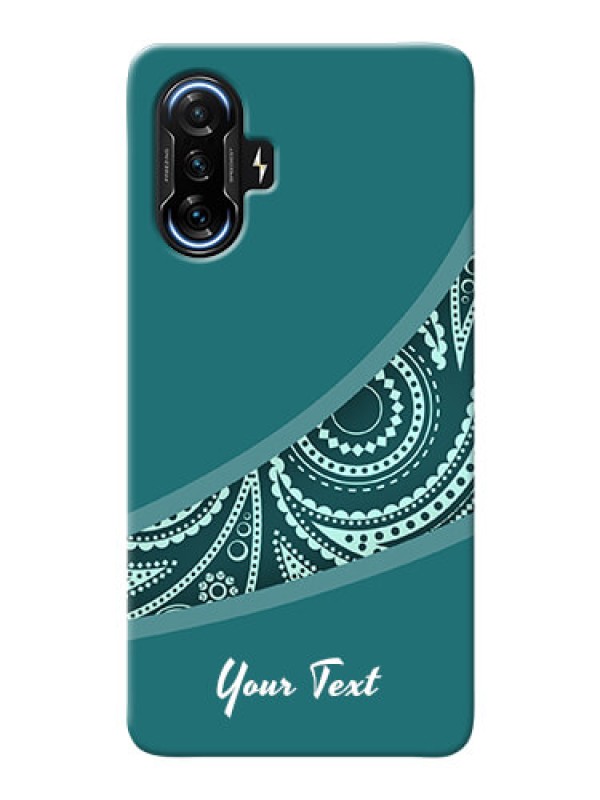 Custom Poco F3 Gt Custom Phone Covers: semi visible floral Design