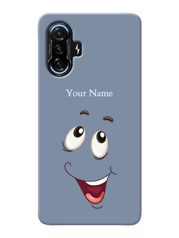 Custom Poco F3 Gt Phone Back Covers: Laughing Cartoon Face Design