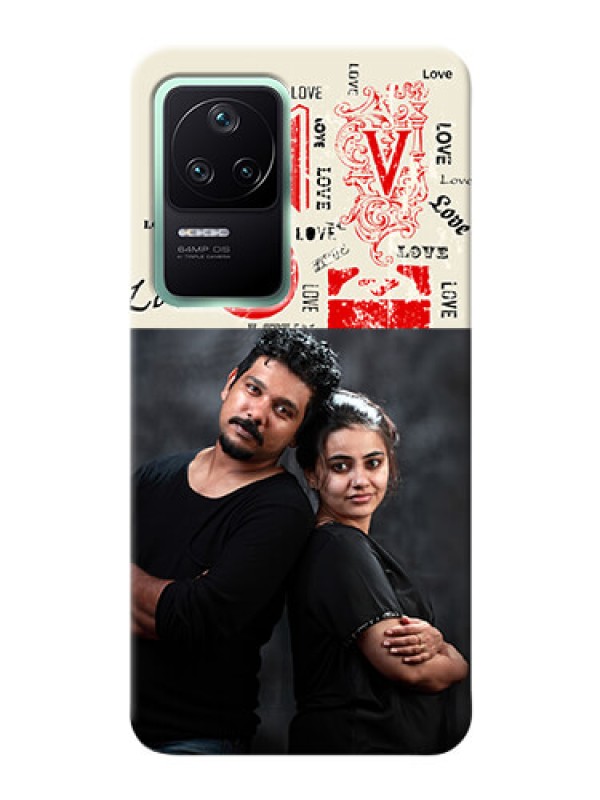 Custom Poco F4 5G mobile cases online: Trendy Love Design Case
