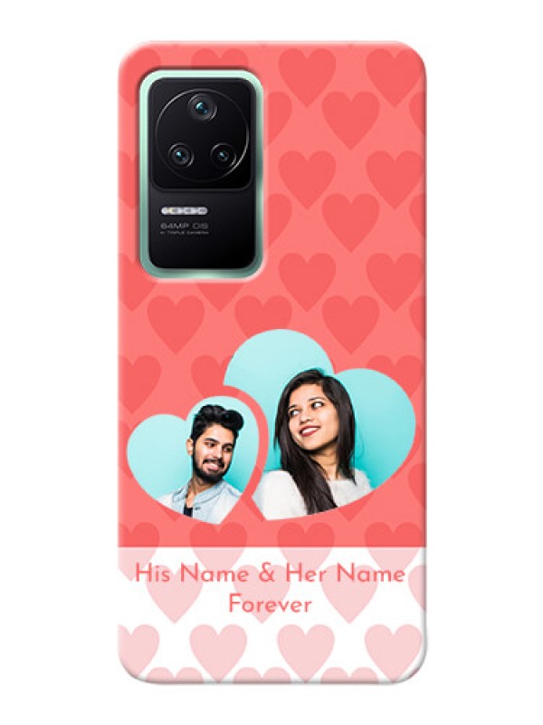Custom Poco F4 5G personalized phone covers: Couple Pic Upload Design