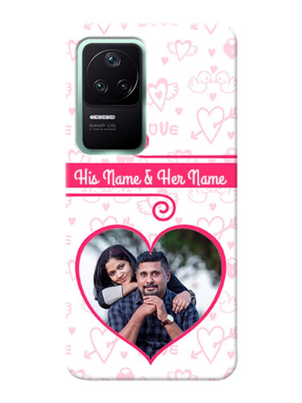 Custom Poco F4 5G Personalized Phone Cases: Heart Shape Love Design