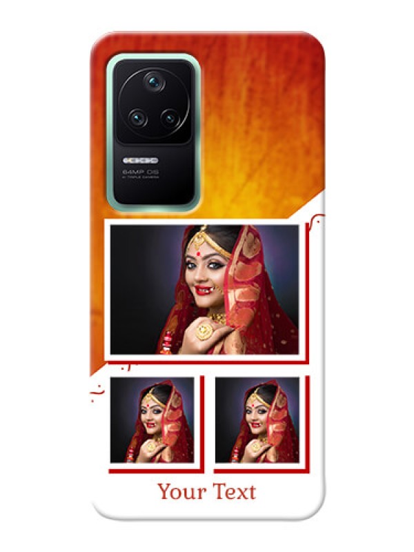 Custom Poco F4 5G Personalised Phone Cases: Wedding Memories Design 
