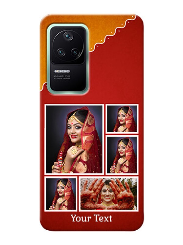 Custom Poco F4 5G customized phone cases: Wedding Pic Upload Design