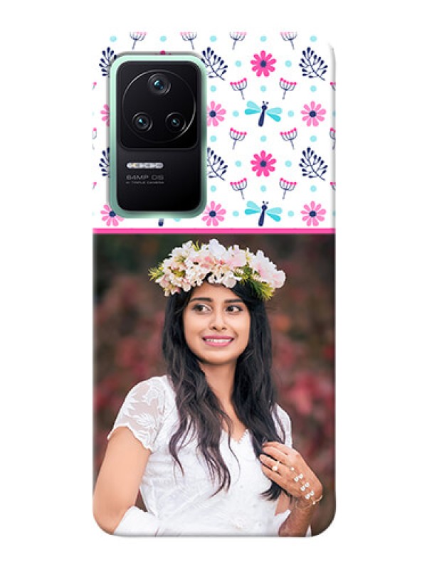 Custom Poco F4 5G Mobile Covers: Colorful Flower Design