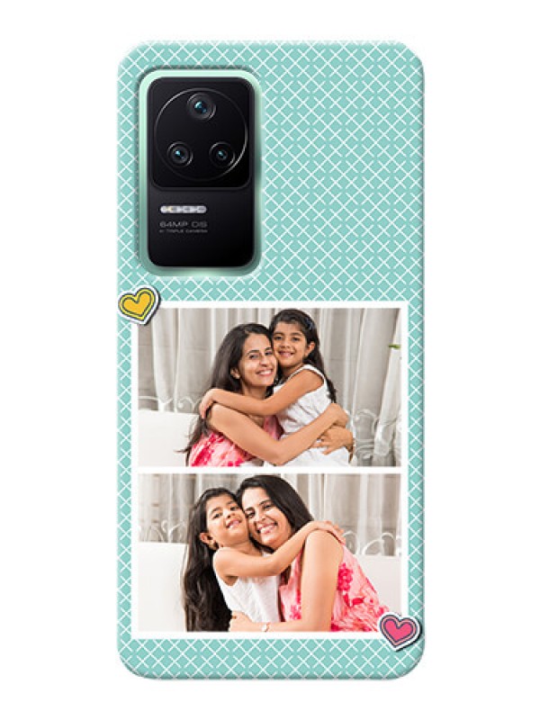 Custom Poco F4 5G Custom Phone Cases: 2 Image Holder with Pattern Design