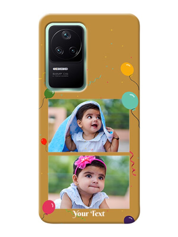 Custom Poco F4 5G Phone Covers: Image Holder with Birthday Celebrations Design