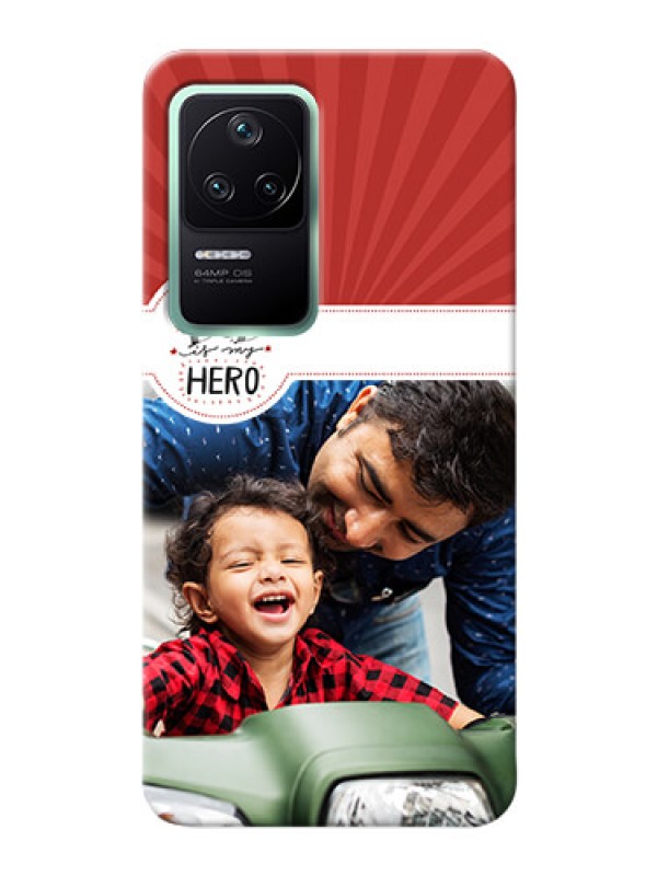 Custom Poco F4 5G custom mobile phone cases: My Dad Hero Design