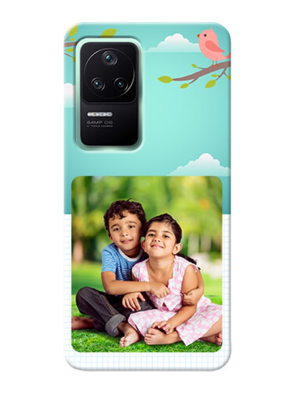 Custom Poco F4 5G phone cases online: Doodle love Design