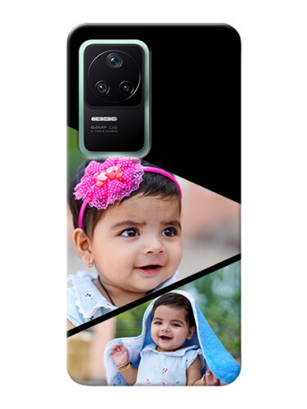 Custom Poco F4 5G mobile back covers online: Semi Cut Design