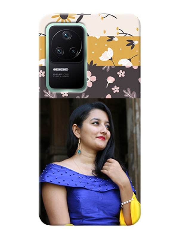 Custom Poco F4 5G mobile cases online: Stylish Floral Design