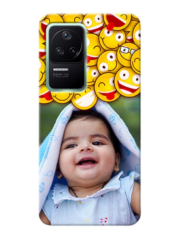 Custom Poco F4 5G Custom Phone Cases with Smiley Emoji Design