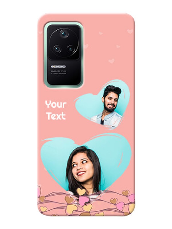 Custom Poco F4 5G customized phone cases: Love Doodle Design