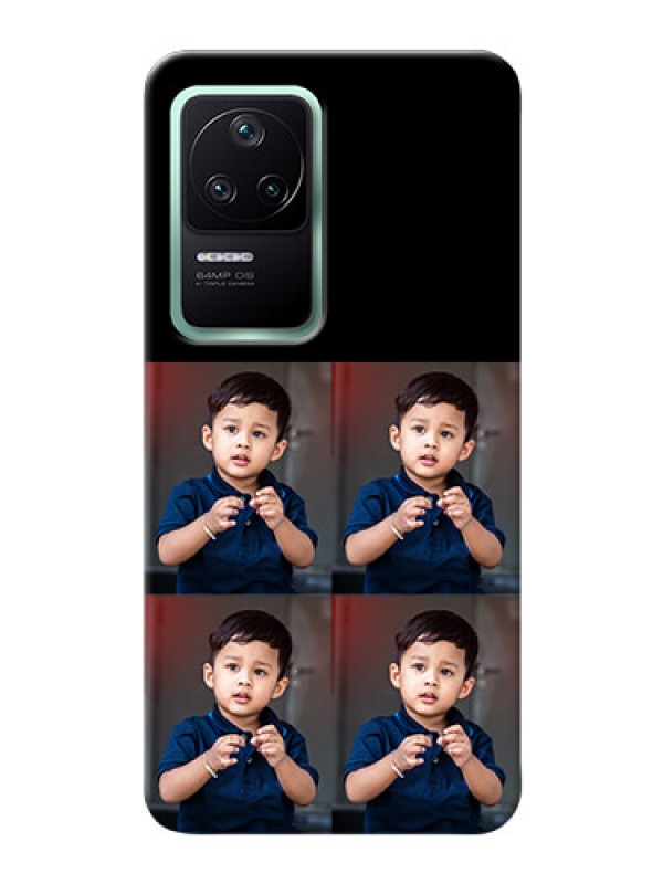 Custom Poco F4 5G 4 Image Holder on Mobile Cover