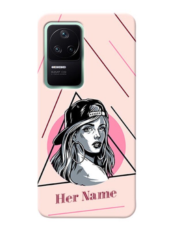 Custom Poco F4 5G Custom Phone Cases: Rockstar Girl Design