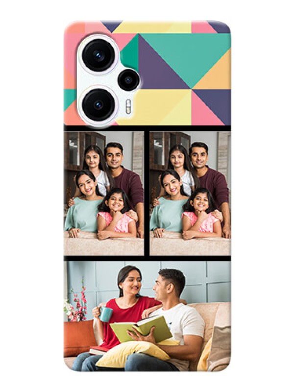 Custom Poco F5 personalised phone covers: Bulk Pic Upload Design