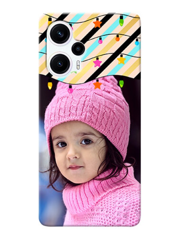 Custom Poco F5 Personalized Mobile Covers: Lights Hanging Design