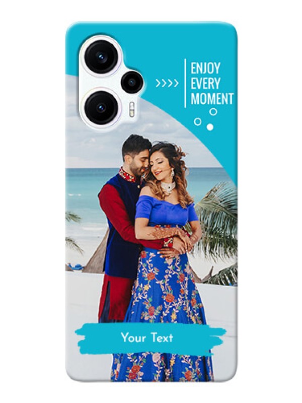 Custom Poco F5 Personalized Phone Covers: Happy Moment Design