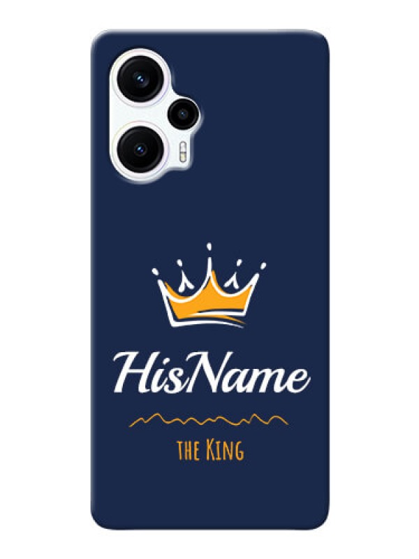 Custom Poco F5 King Phone Case with Name