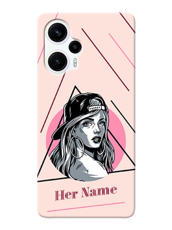 Custom Poco F5 Custom Phone Cases: Rockstar Girl Design