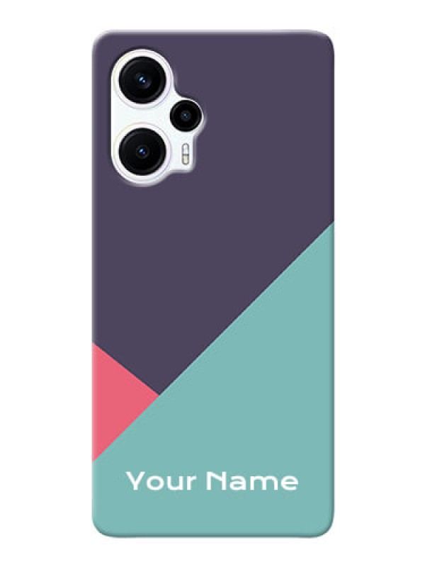 Custom Poco F5 Custom Phone Cases: Tri Color abstract Design