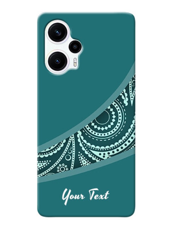 Custom Poco F5 Custom Phone Covers: semi visible floral Design