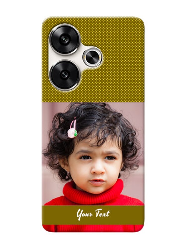 Custom Poco F6 5G custom mobile back covers: Simple Green Color Design