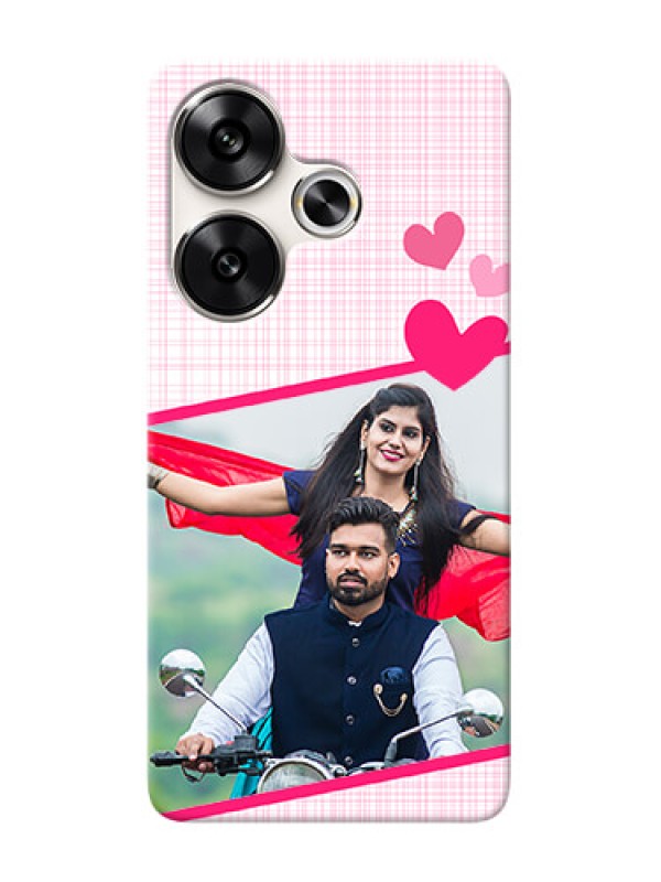 Custom Poco F6 5G Personalised Phone Cases: Love Shape Heart Design