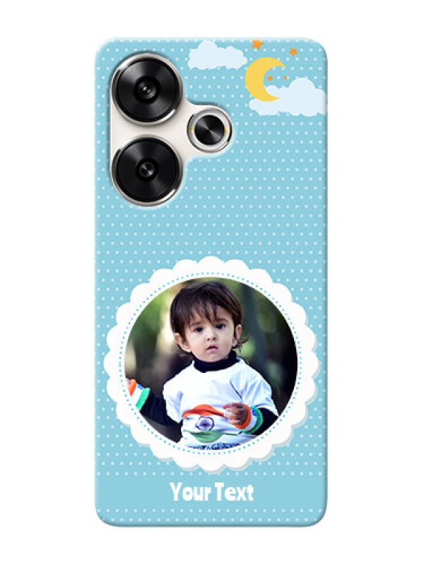 Custom Poco F6 5G mobile cases online: violet Pattern Design