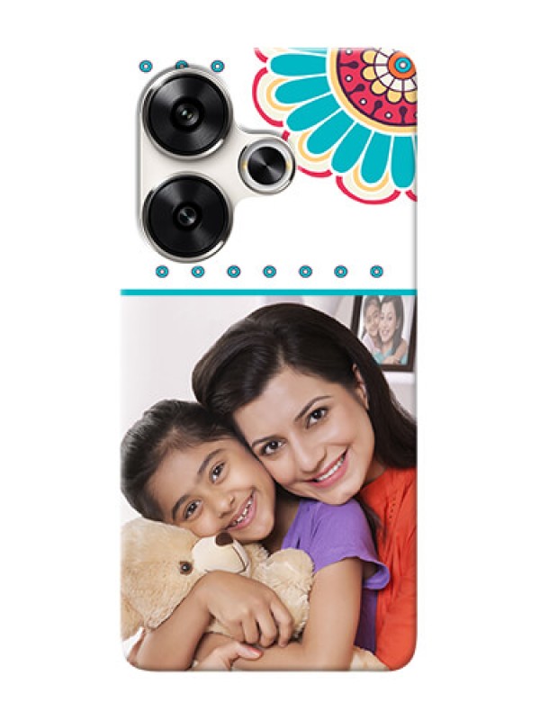 Custom Poco F6 5G custom mobile phone cases: Flower Design