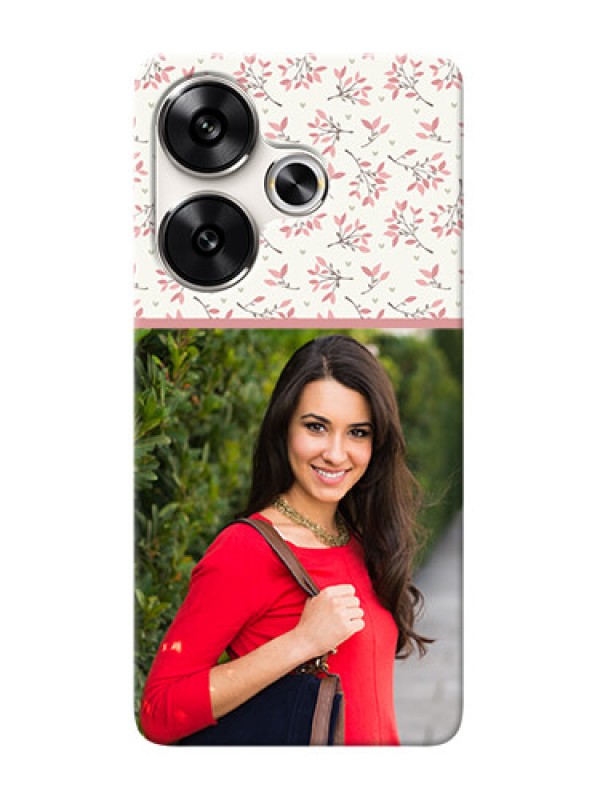 Custom Poco F6 5G Back Covers: Premium Floral Design