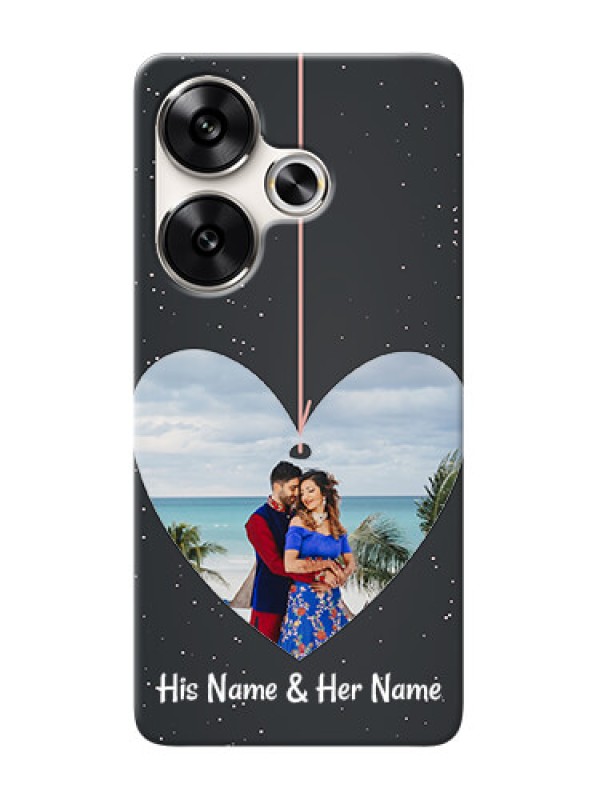 Custom Poco F6 5G custom phone cases: Hanging Heart Design