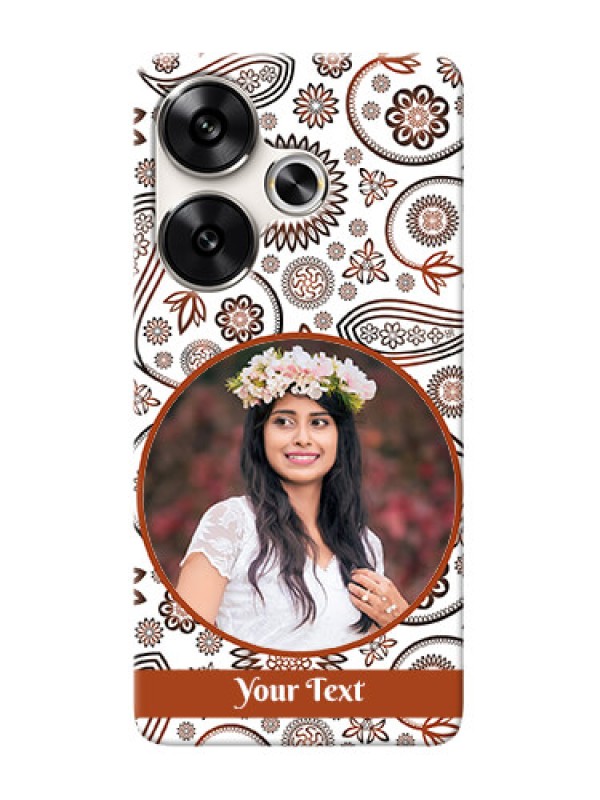Custom Poco F6 5G phone cases online: Abstract Floral Design