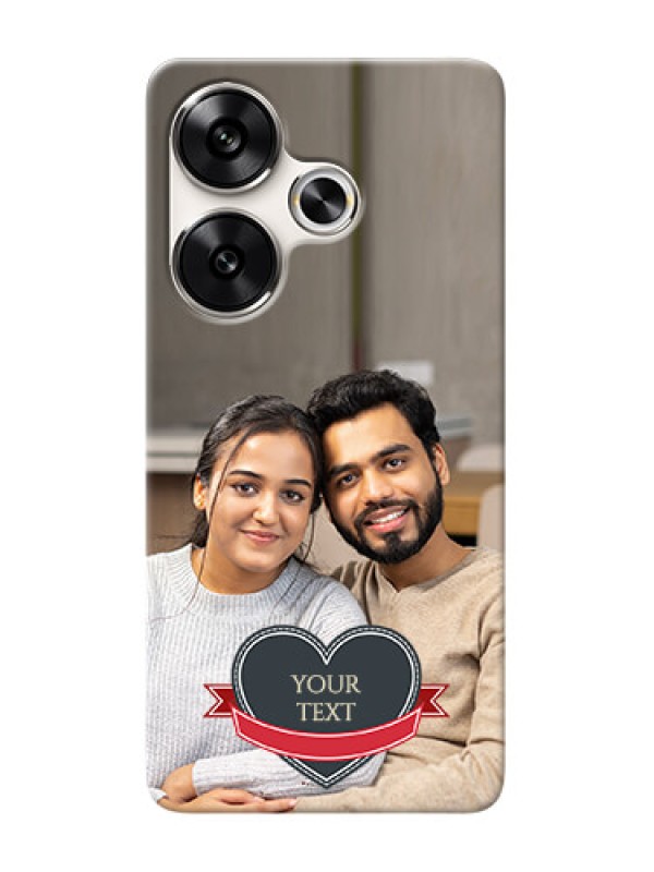 Custom Poco F6 5G mobile back covers online: Just Married Couple Design