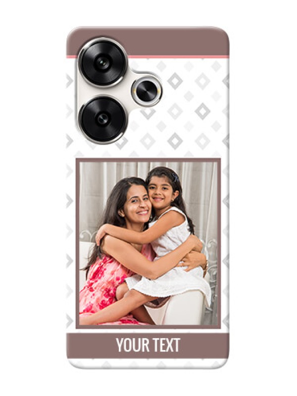 Custom Poco F6 5G custom back covers: Simple Diamond Design