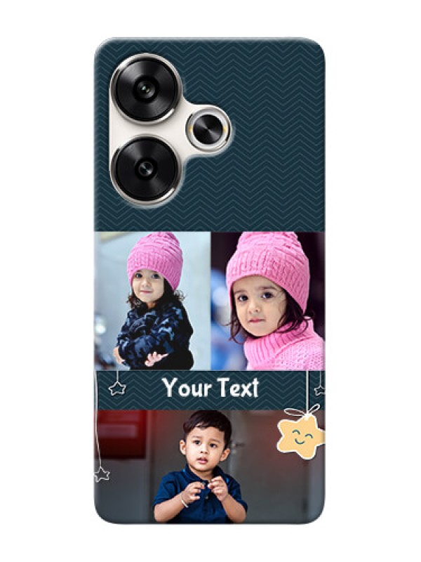 Custom Poco F6 5G Mobile Back Covers Online: Hanging Stars Design