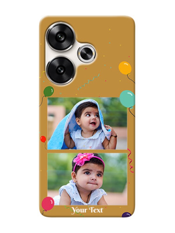 Custom Poco F6 5G Phone Covers: Image Holder with Birthday Celebrations Design