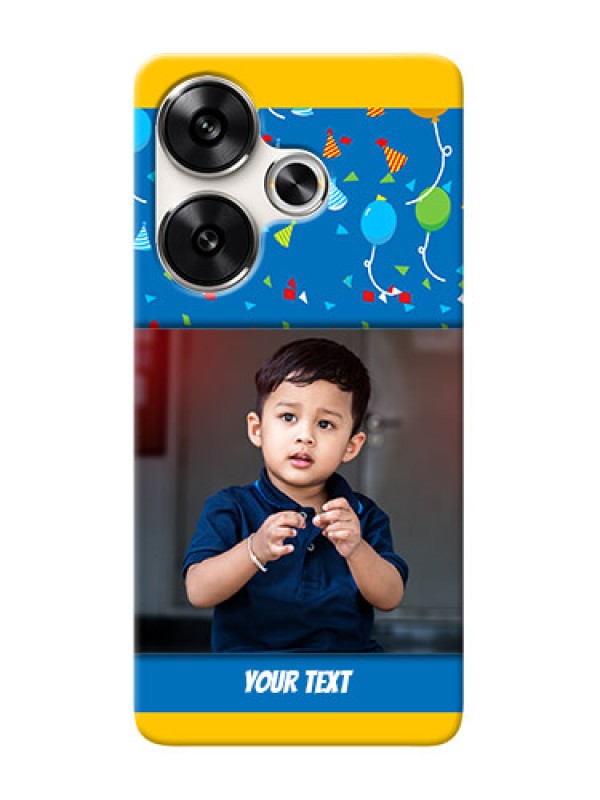 Custom Poco F6 5G Mobile Back Covers Online: Birthday Wishes Design
