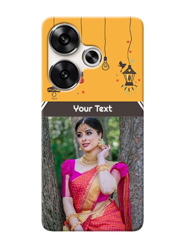 Custom Poco F6 5G custom back covers with Family Picture and Icons