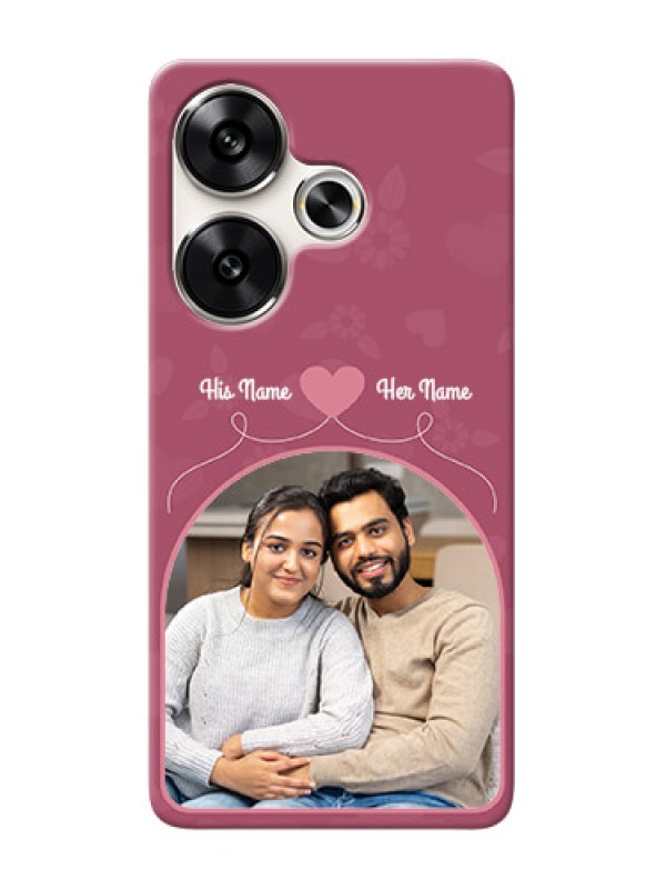 Custom Poco F6 5G mobile phone covers: Love Floral Design