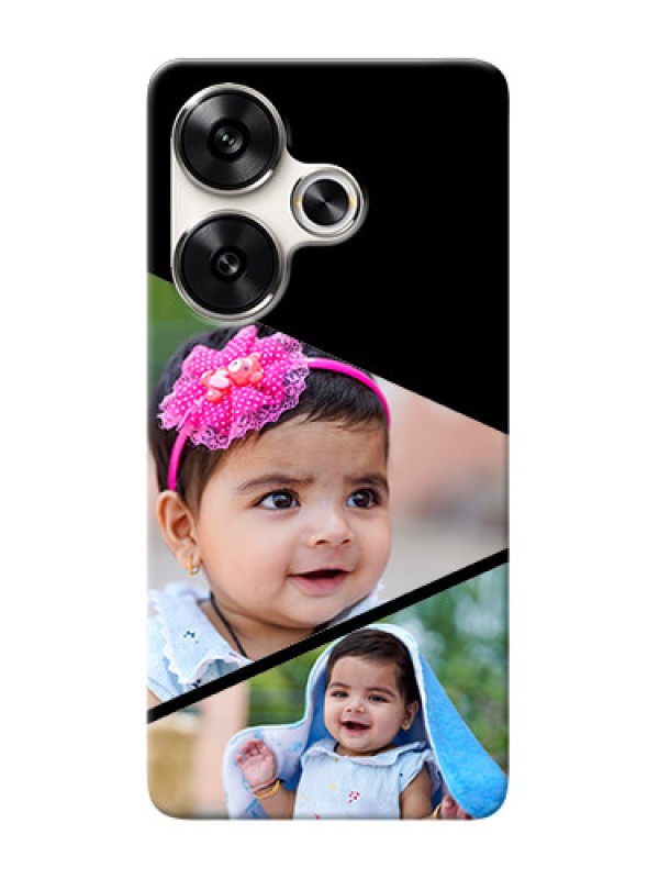 Custom Poco F6 5G mobile back covers online: Semi Cut Design