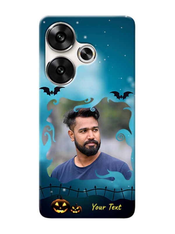 Custom Poco F6 5G Personalised Phone Cases: Halloween frame design