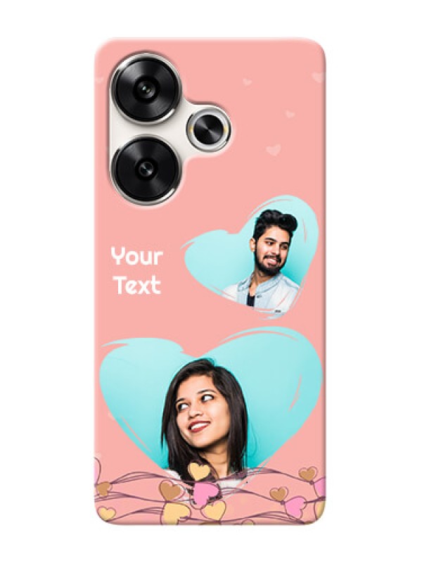 Custom Poco F6 5G customized phone cases: Love Doodle Design