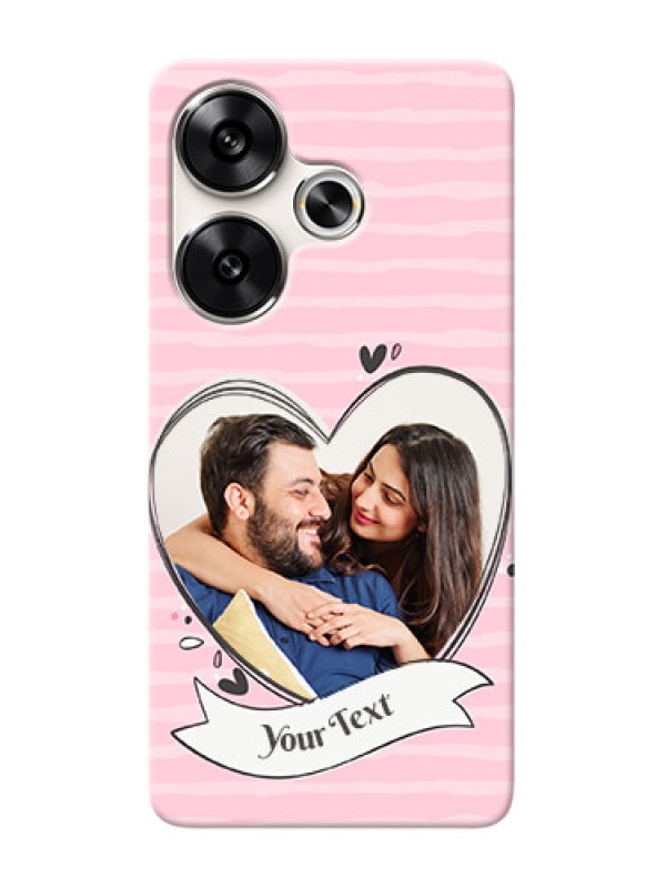 Custom Poco F6 5G custom mobile phone covers: Vintage Heart Design