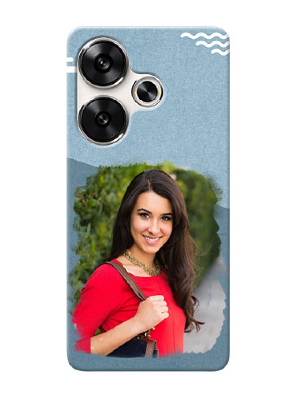 Custom Poco F6 5G custom mobile phone covers: Grunge Line Art Design