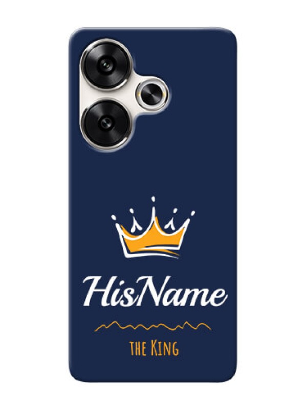 Custom Poco F6 5G King Phone Case with Name