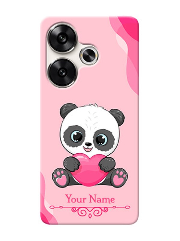 Custom Poco F6 5G Custom Mobile Case with Cute Panda Design